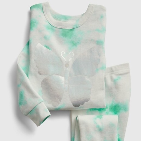 GAP Other - babyGap butterfly tie-dye PJ set
